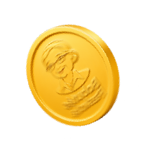 coin-left-down-face